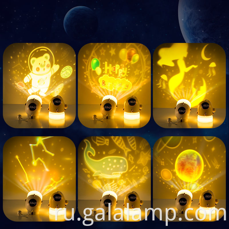 Проекция будильника1 Alarm clock projection1